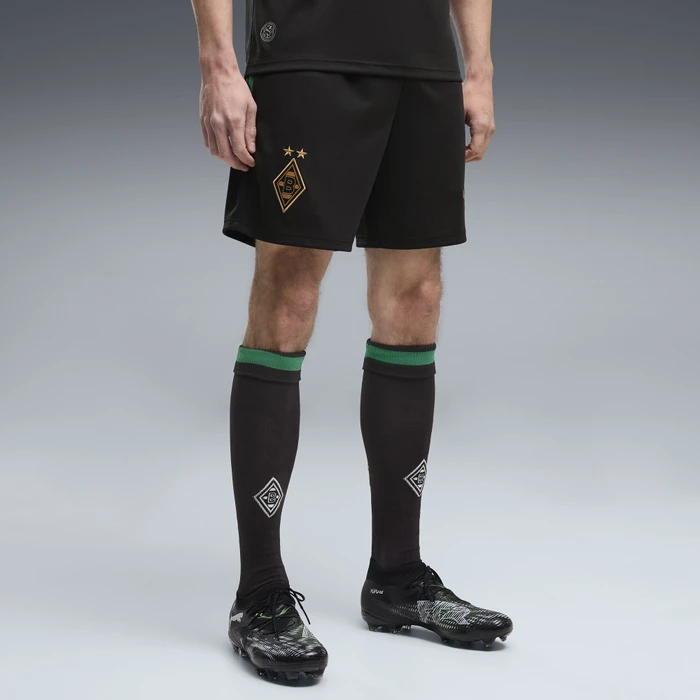 Puma Borussia Mönchengladbach 2026/2027 Auswärtsshorts puma black/archive green (Herren)