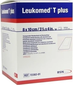 BSN medical Leukomed T Plus Pflaster transparent steril,  8 x 10cm,    50 Stück