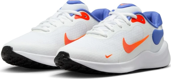Nike Revolution 7 white/astronomy blue/total orange/team orange (Junior)