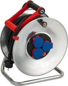 Brennenstuhl Garant S Kabeltrommel, Schuko auf 3x Schuko, 40m, IP44, H07RN-F 3G1,5