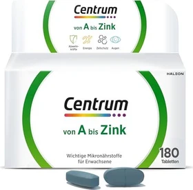 Centrum A bis Zink Tabletten, 180 Stück