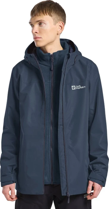 Jack Wolfskin Taubenberg 3in1 Funktionsjacke midnight sky (Herren)