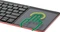 InLine Wireless Aluminium Slim schwarz/rot, USB, DE Vorschaubild