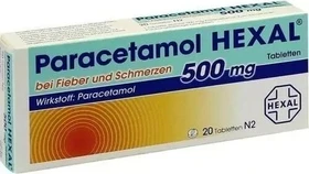 Hexal Paracetamol 500mg Tabletten, 20 Stück