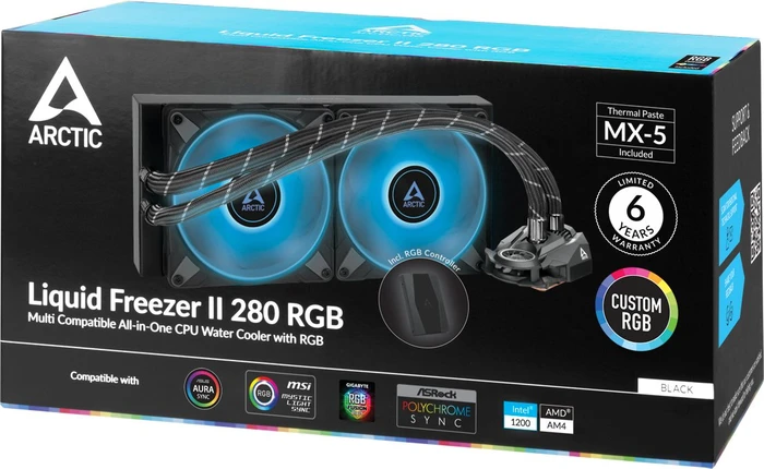ARCTIC Liquid Freezer II 280 RGB, LED-Steuerung