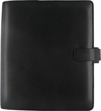 Filofax Metropol Terminplaner 2024, A5, Kunstleder-Cover, schwarz
