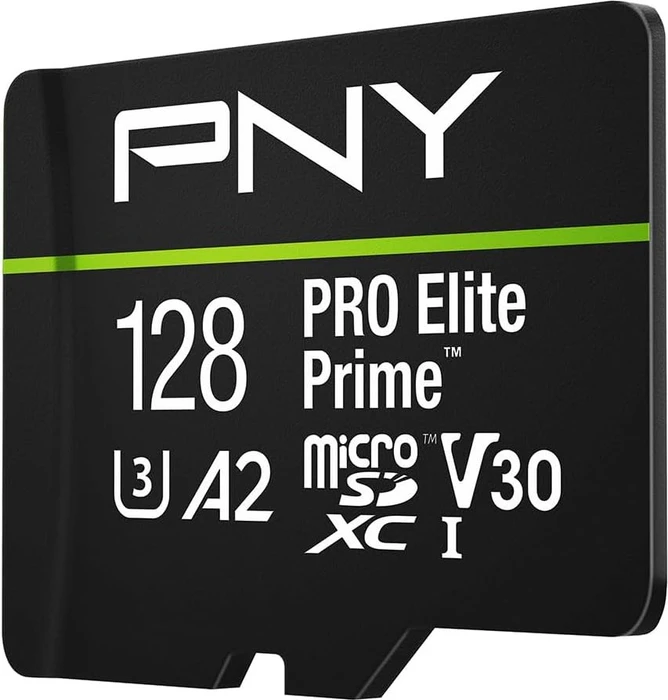 PNY Pro Elite Prime R200/W150 128GB USB-Kit, UHS-I U3, A2, Class 10