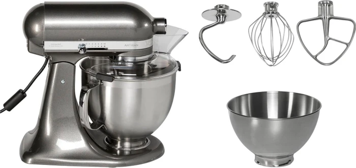 KitchenAid 5KSM185PSEMS Artisan medaillon silber