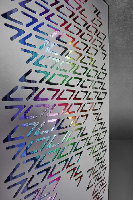 Corsair iCue 220T RGB Airflow, weiß, Glasfenster