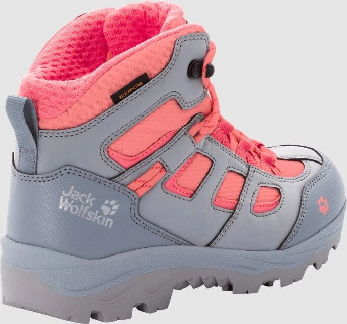 Jack Wolfskin Vojo Texapore Mid grau/rosa (Junior)