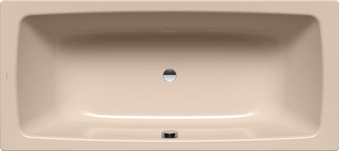 Kaldewei Cayono Duo 725 Badewanne 180x80x41cm, Perl-Effekt, mit Grifflochbohrungen, bahamabeige