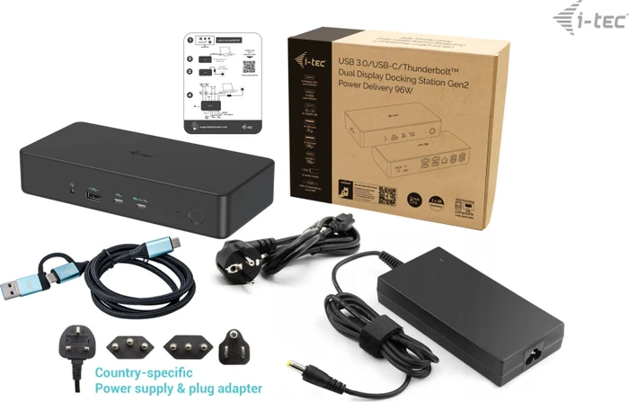 i-tec Thunderbolt 3 Professional Dual 4K Display Docking Station Generation 2, Thunderbolt 3 [Buchse]