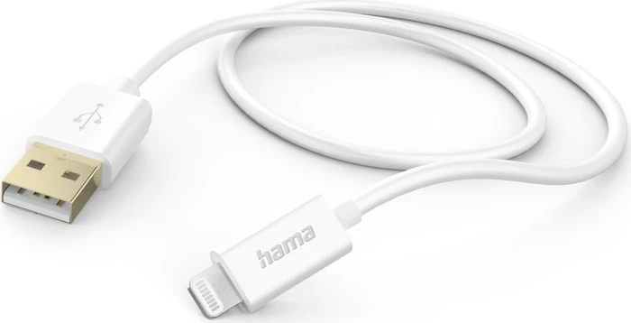 Hama Lade-/Datenkabel Apple Lightning/USB-A, 1.5m, weiß