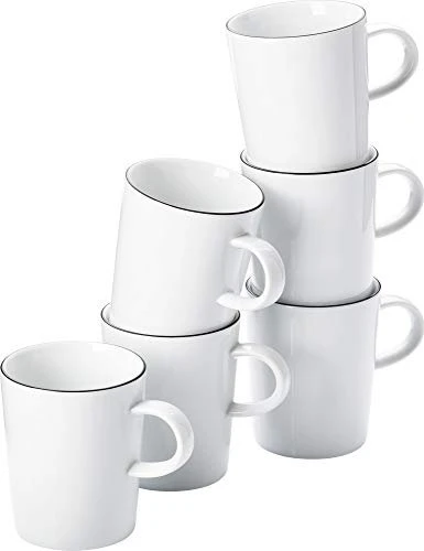 Thomas Cucina Colori Black Becher, 6 Stück