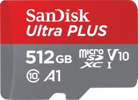SanDisk Ultra PLUS R160 512GB Kit, UHS-I U1, A1, Class 10 (SDSQUBL-512G-GN6MA)