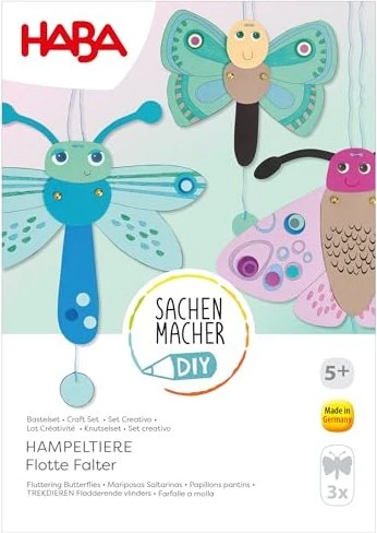 HABA Sachenmacher Hampeltier Bastelset Schmetterlinge