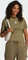 adidas Essentials 3-Streifen Cotton T-Shirt kurzarm olive strata/white (Damen) Vorschaubild