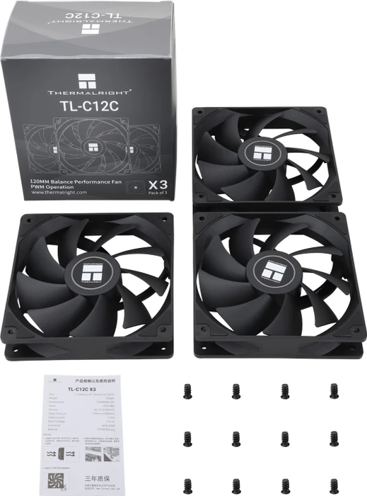 Thermalright TL-C12C X3, 120mm, 3er-Pack