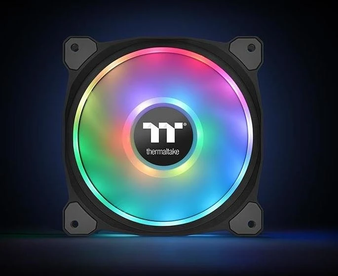 Thermaltake Riing Duo 14 LED RGB Radiator TT Premium Edition, LED-Steuerung, 140mm, 3er-Pack
