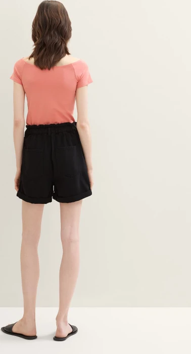 Tom Tailor Relaxed Jeans Shorts Jeans deep black (Damen)