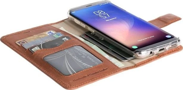 Krusell Sunne 5 Card FolioCase für Samsung Galaxy S8+ braun