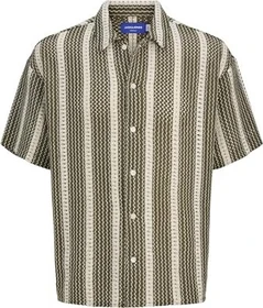 Jack & Jones Relaxed Fit Hemd kurzarm olive night (Herren)