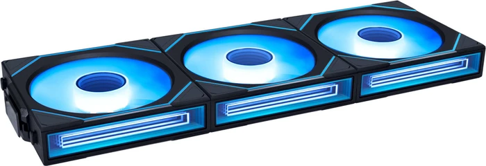 Lian Li Uni Fan SL-Infinity SL-INF120 ARGB Wireless Reverse Blade, schwarz, LED-Steuerung, 120mm, 3er-Pack
