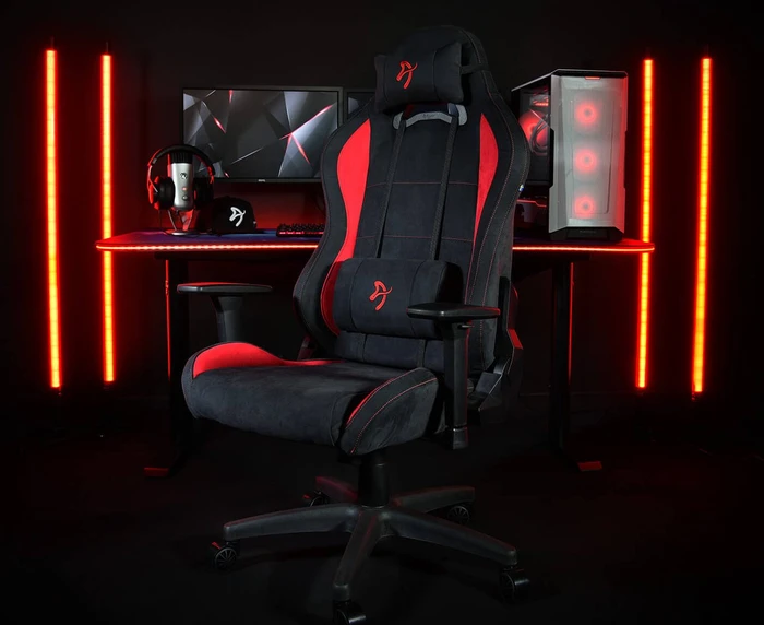 Arozzi Torretta Supersoft Gamingstuhl, black/red