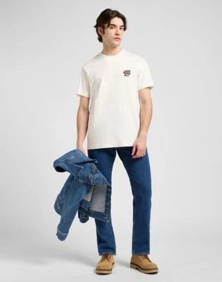 Lee Relaxed Graphic T-Shirt kurzarm ecru (Herren)