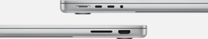 Apple MacBook Pro 14.2", silber, M3 - 8 Core CPU / 10 Core GPU, 8GB RAM, 512GB SSD, DE [2023]