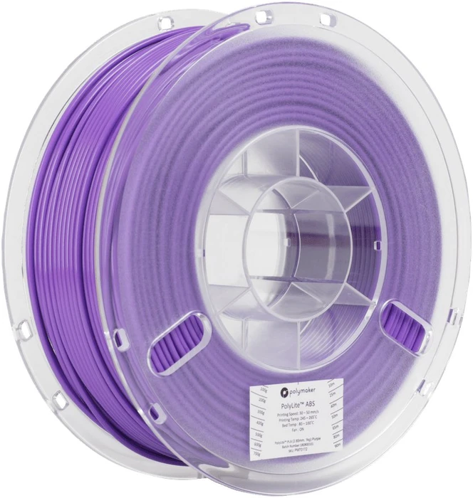 Polymaker PolyLite ABS, violett, Spule, 1.75mm