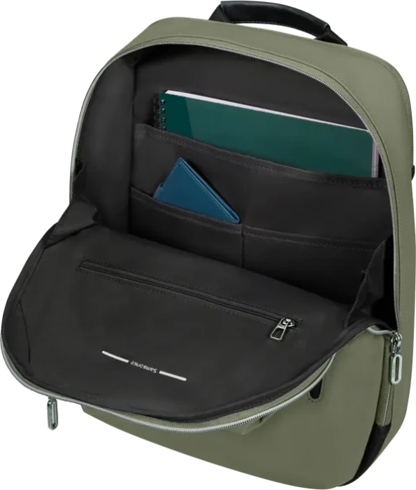 Samsonite Ongoing, Backpack, 14.1" Notebook-Rucksack, 37.5cm, 14.5l, Olive Green