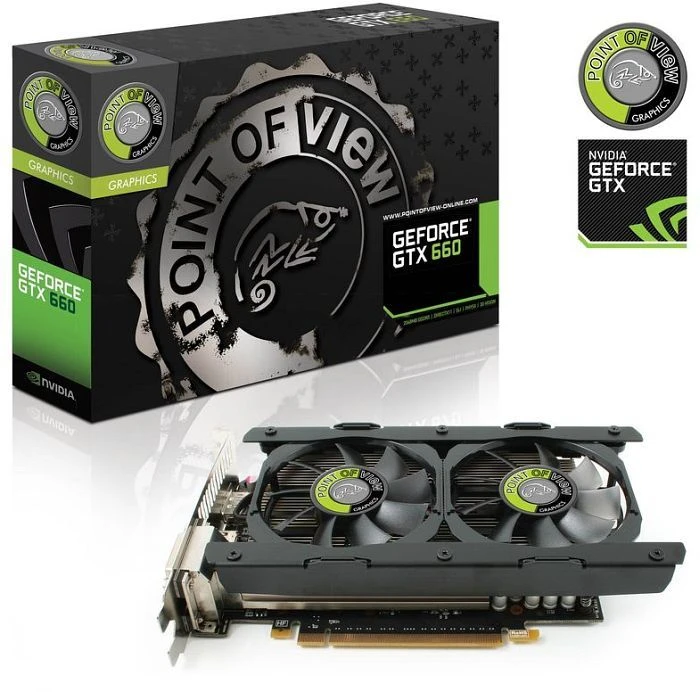 Point of View GeForce GTX 660, 2GB GDDR5, 2x DVI, HDMI, DP