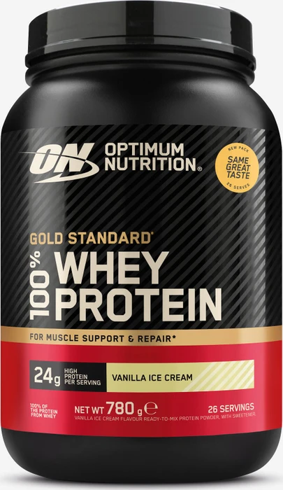 Optimum Nutrition Gold Standard 100% Whey Vanilla Ice Cream 768g