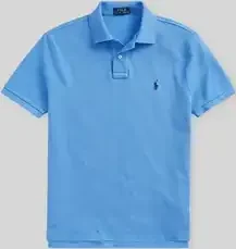 Ralph Lauren Custom Slim Fit Poloshirt kurzarm blau (Herren)