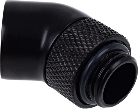 Alphacool Eiszapfen 45° Winkeladapter G1/4", drehbar, schwarz