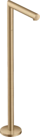 Hansgrohe AXOR Uno Wanneneinlauf gerade bodenstehend brushed bronze