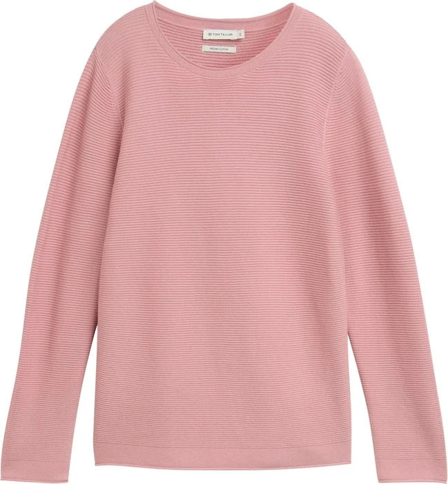 Tom Tailor Rundhalsausschnitt Strickpullover morning pink (Damen)