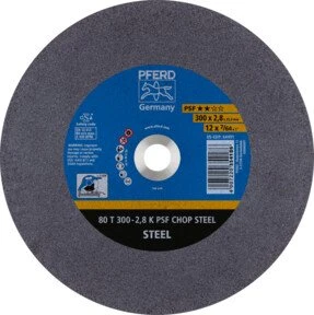 Pferd 80 T 300-2.8 K PSF CHOP STEEL/25.4 Trennscheibe, 300x2.8x25.4mm, 20 Stück