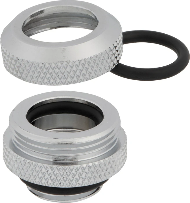 Corsair Hydro X Series XF Hardline, OD Fitting G1/4" auf 12mm, chrome, 4er-Pack