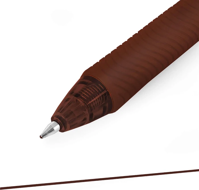 Pentel EnerGel X BL107 0.7mm/0.35mm Gelroller braun/transparent, 3er-Pack