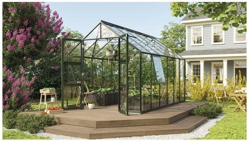 Vitavia Olymp 9900 ESG 3mm Gewächshaus smaragd