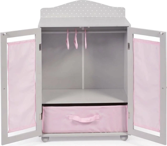 Bayer Chic 2000 Puppenkleiderschrank Puntos Grey