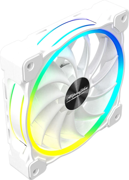 Alpenföhn Wing Boost 3 ARGB White Edition Triple, weiß, LED-Steuerung, Fernbedienung, 120mm, 3er-Pack