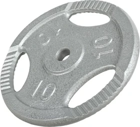 Gorilla Sports Gusseisen Gripper Hantelscheibe 10kg