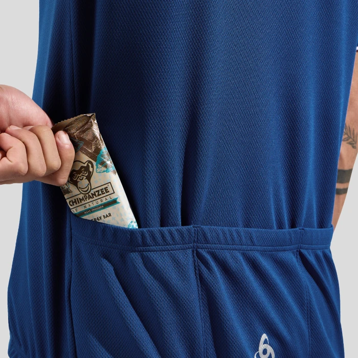 Odlo The Essential Half Zip Trikot kurzarm limoges (Herren)