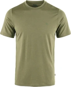 Fjällräven Abisko Wool Funktionsshirt kurzarm light olive (Herren)