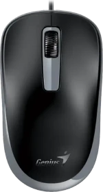 Genius DX-125S Wired Silent Optical Mouse schwarz/grau, USB (31010027401)