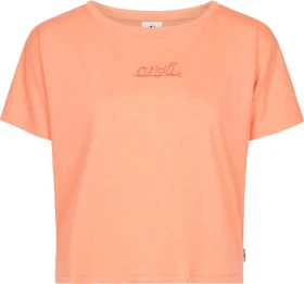 O'Neill Essentials Script Drape T-Shirt kurzarm coral pink (Damen)