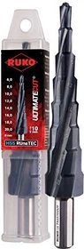 Ruko UltimateCut HSS RUnaTEC Stufenbohrer, 6-20x80x120mm, 1 Stück